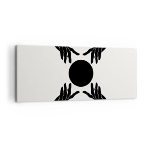 Schilderen op canvas - Geheim teken - 100x40 cm