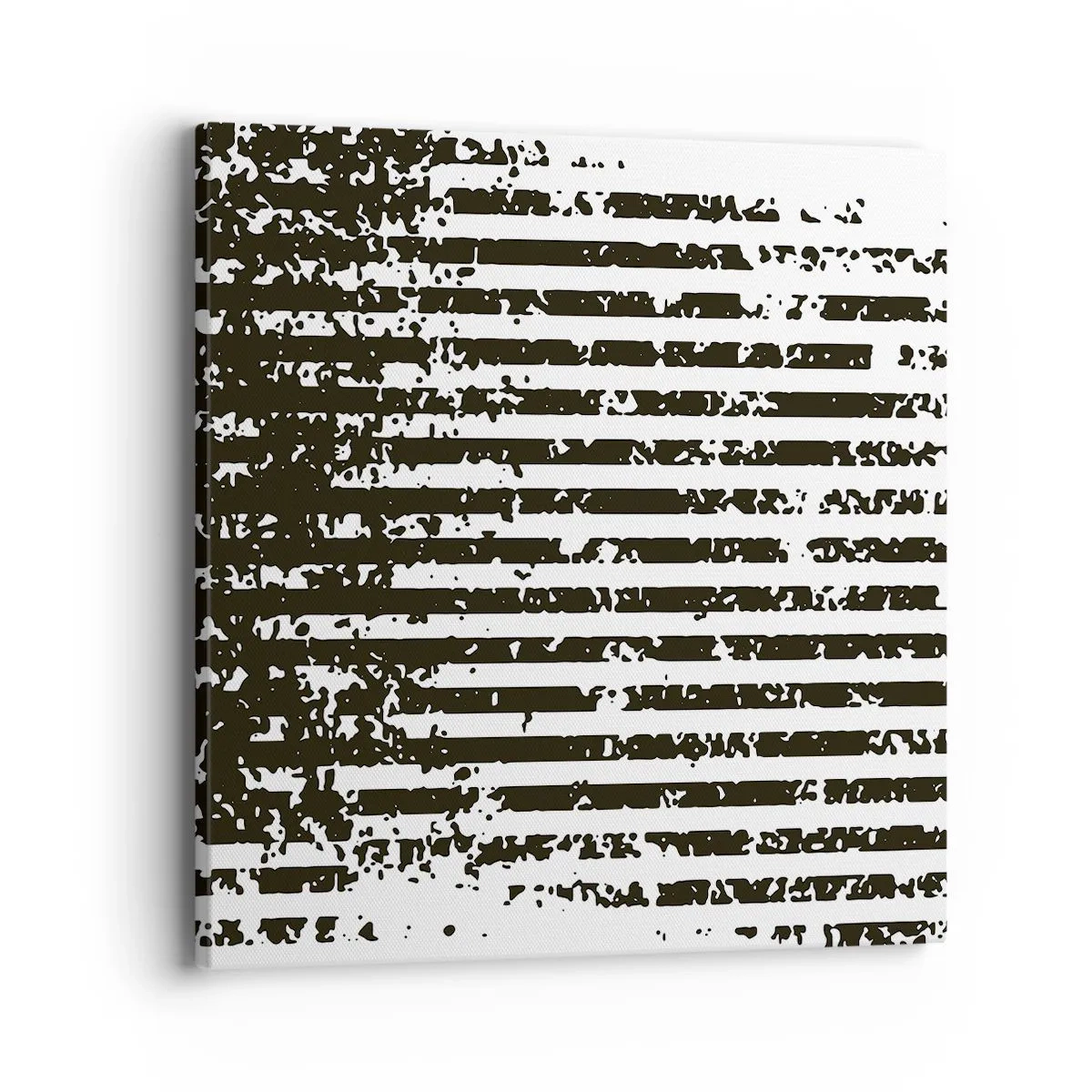 Schilderen op canvas - Ritme en ruis - 40x40 cm