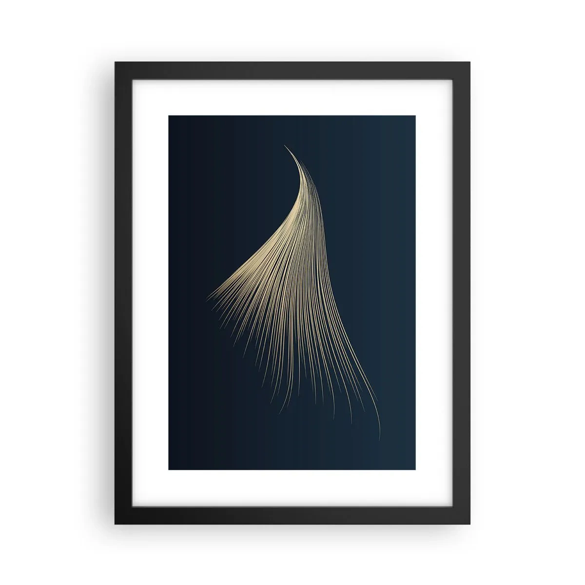 Poster in een zwarte lijst - Als het haar van een engel - 30x40 cm