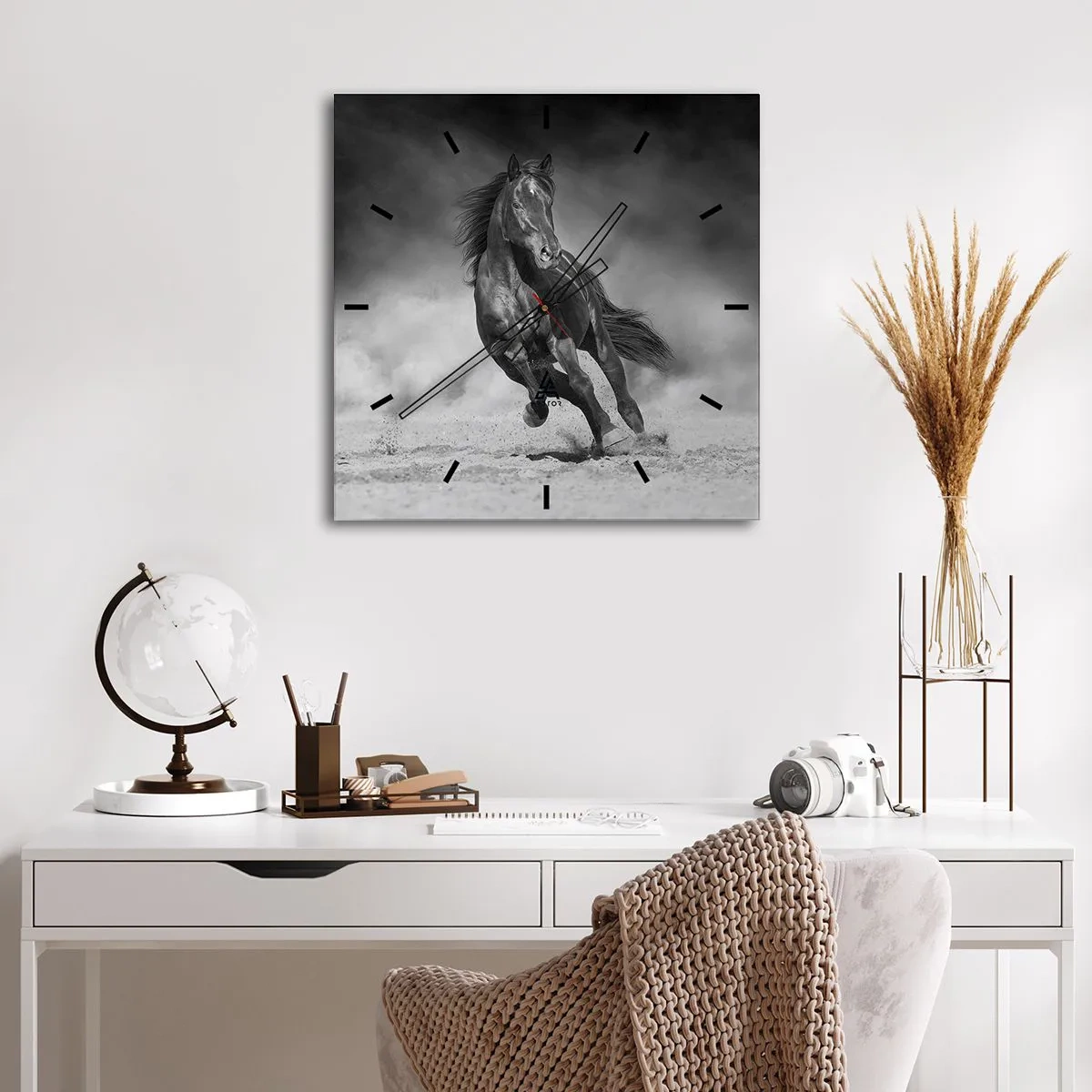 Wandklok - Klok - De emir zelf waardig - 30x30 cm