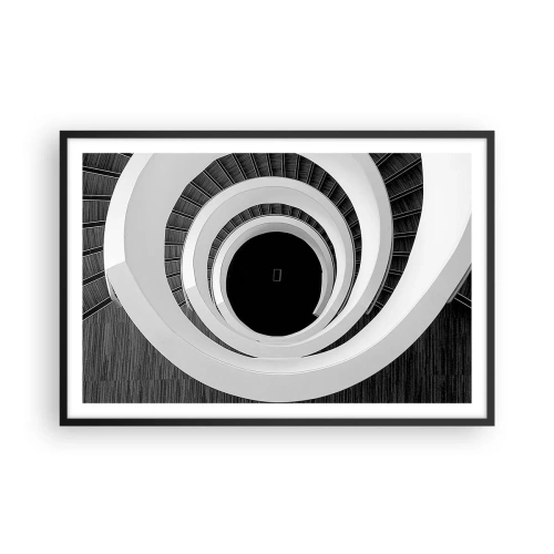 Poster in een zwarte lijst - Tot de kern van de zaak - 91x61 cm