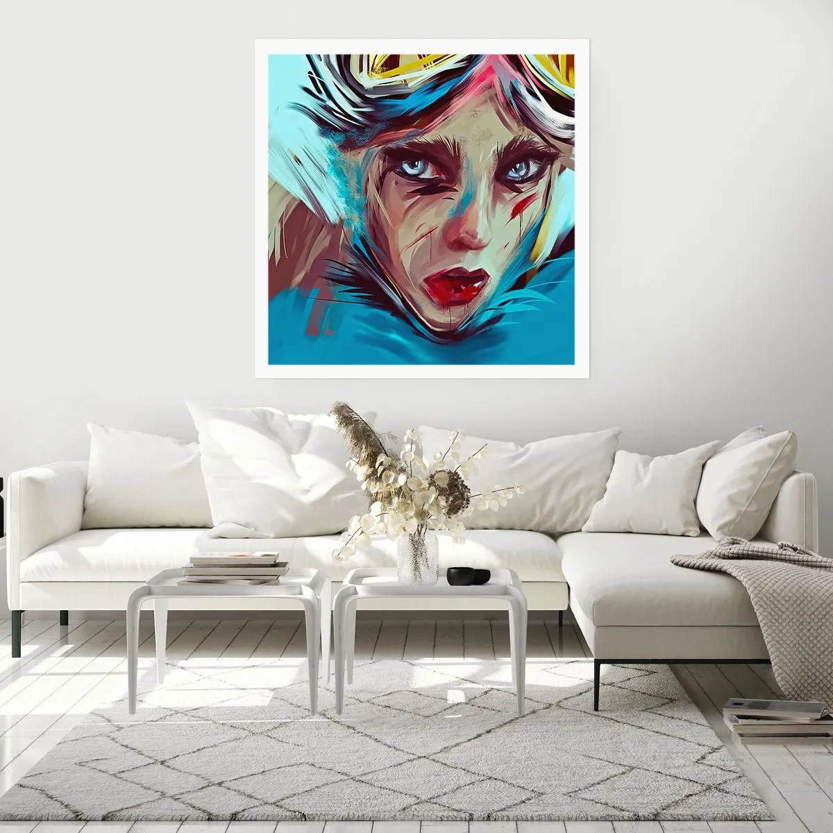 Poster - Straatvechter - 50x50 cm