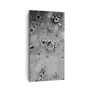 Schilderen op canvas - Als een maanlandschap - 55x100 cm