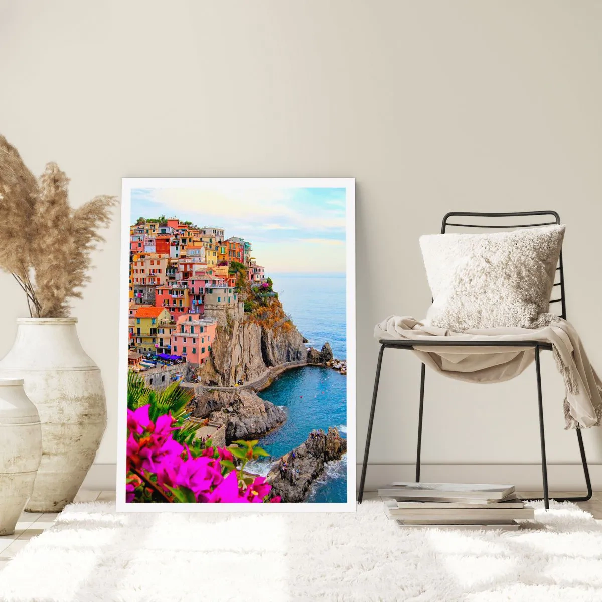 Poster - Lachende stad - 30x40 cm
