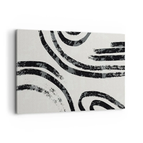 Schilderen op canvas - Half gestopt - 120x80 cm