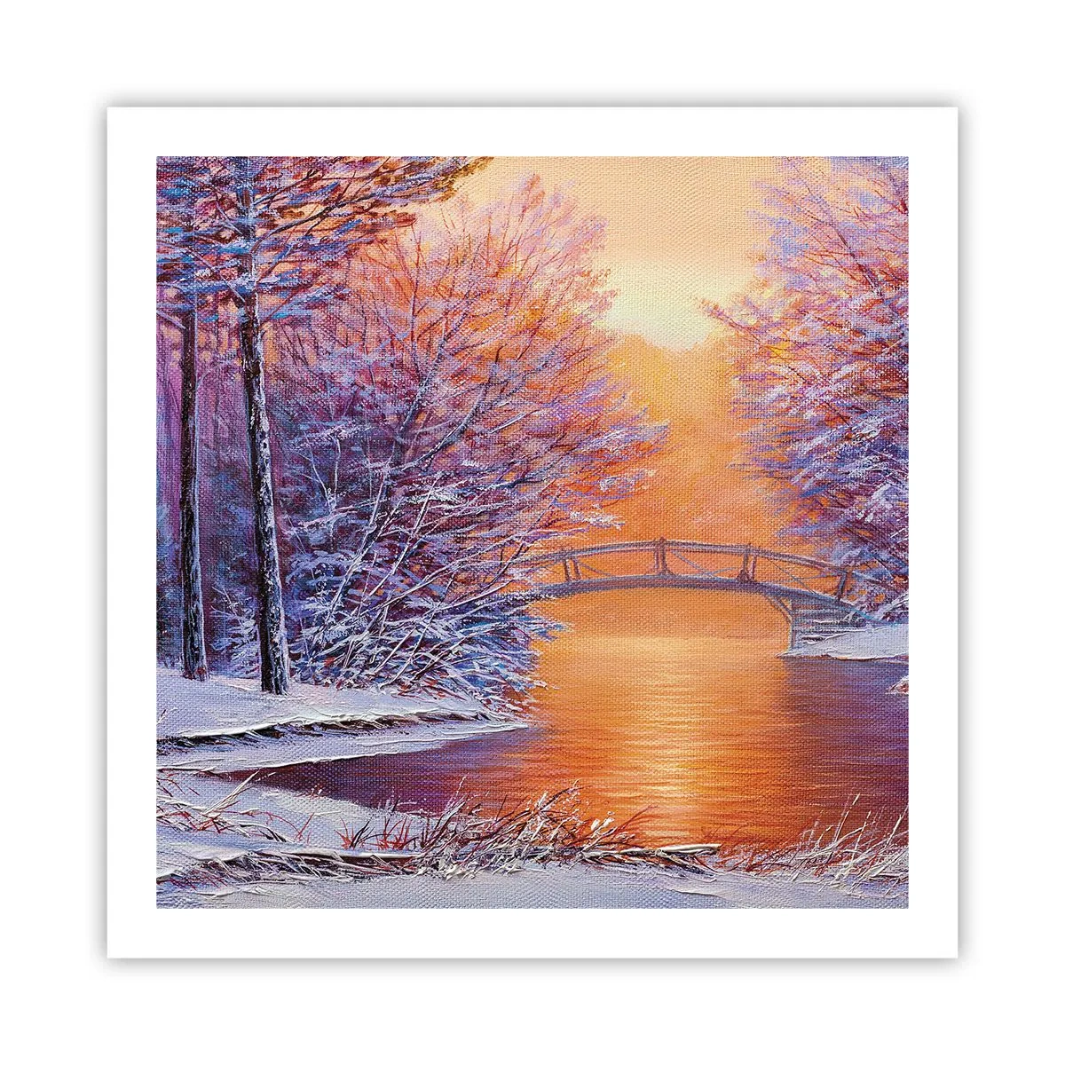 Poster - Laten we elkaar hier ontmoeten - 60x60 cm