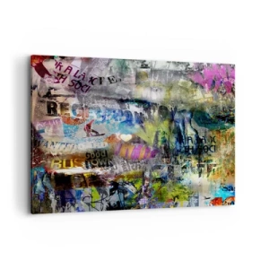 Schilderen op canvas - Collage van herinneringen - 120x80 cm