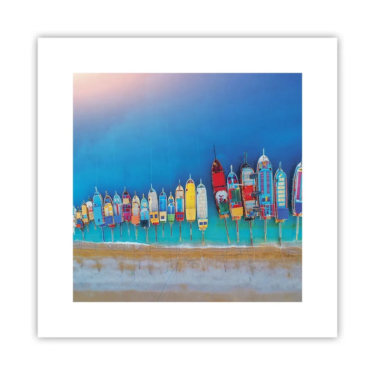 Poster - Vanuit vogelperspectief - 30x30 cm