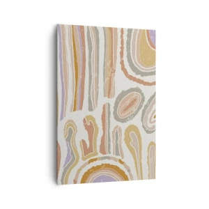 Schilderen op canvas - Kleurrijke doorsneden - 70x100 cm