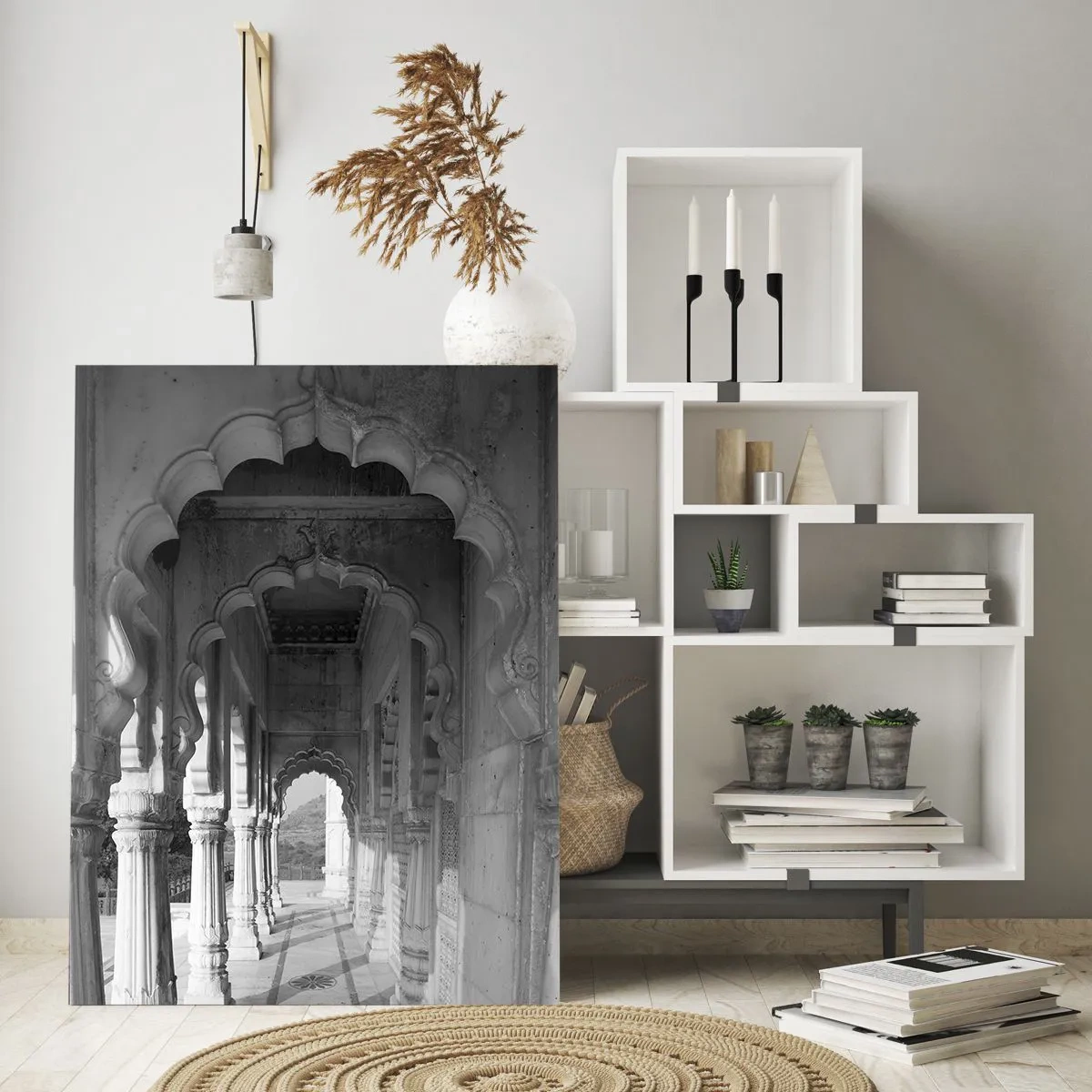 Schilderen op glas - Oosterse sprookjes spelen zich hier af - 80x120 cm