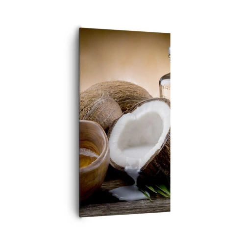 Schilderen op canvas - Gezondheid van tropische eilanden - 65x120 cm