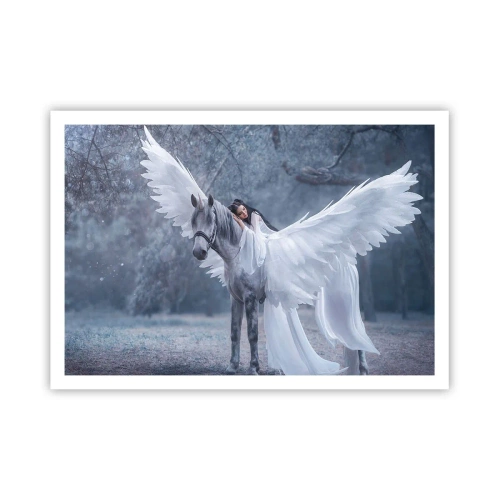 Poster - Een geïnspireerd moment - 100x70 cm