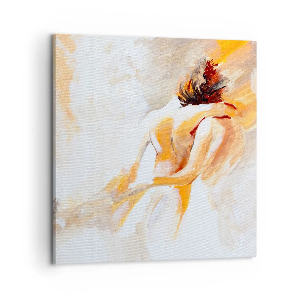 Schilderen op canvas - In de lucht van nabijheid - 60x60 cm