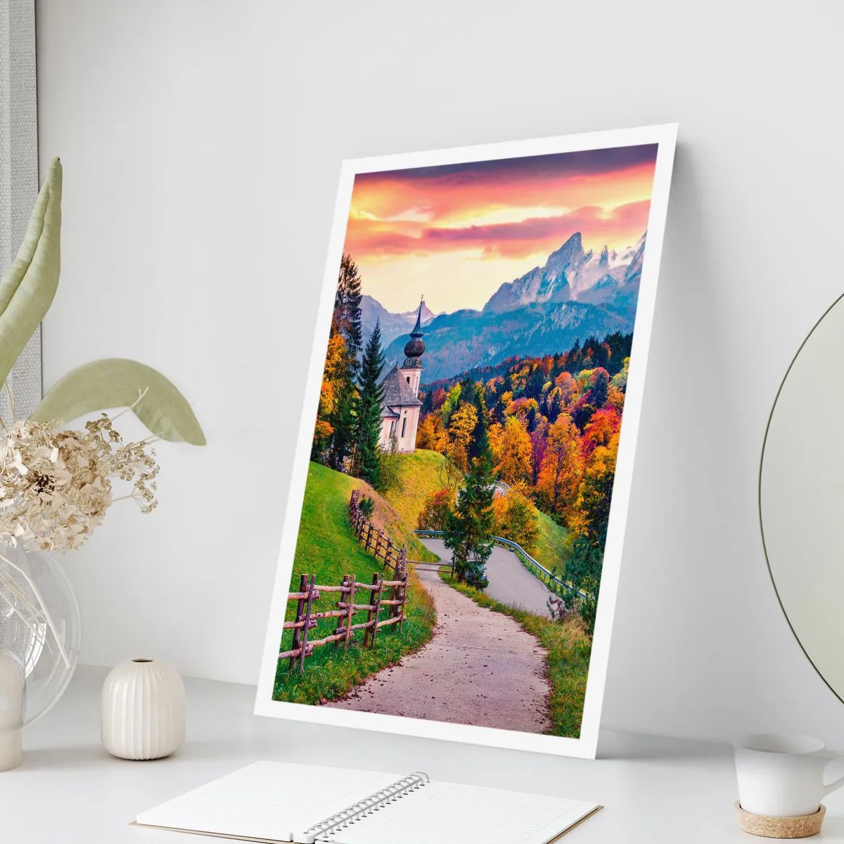 Poster - Landschap zoals geschilderd - 30x40 cm