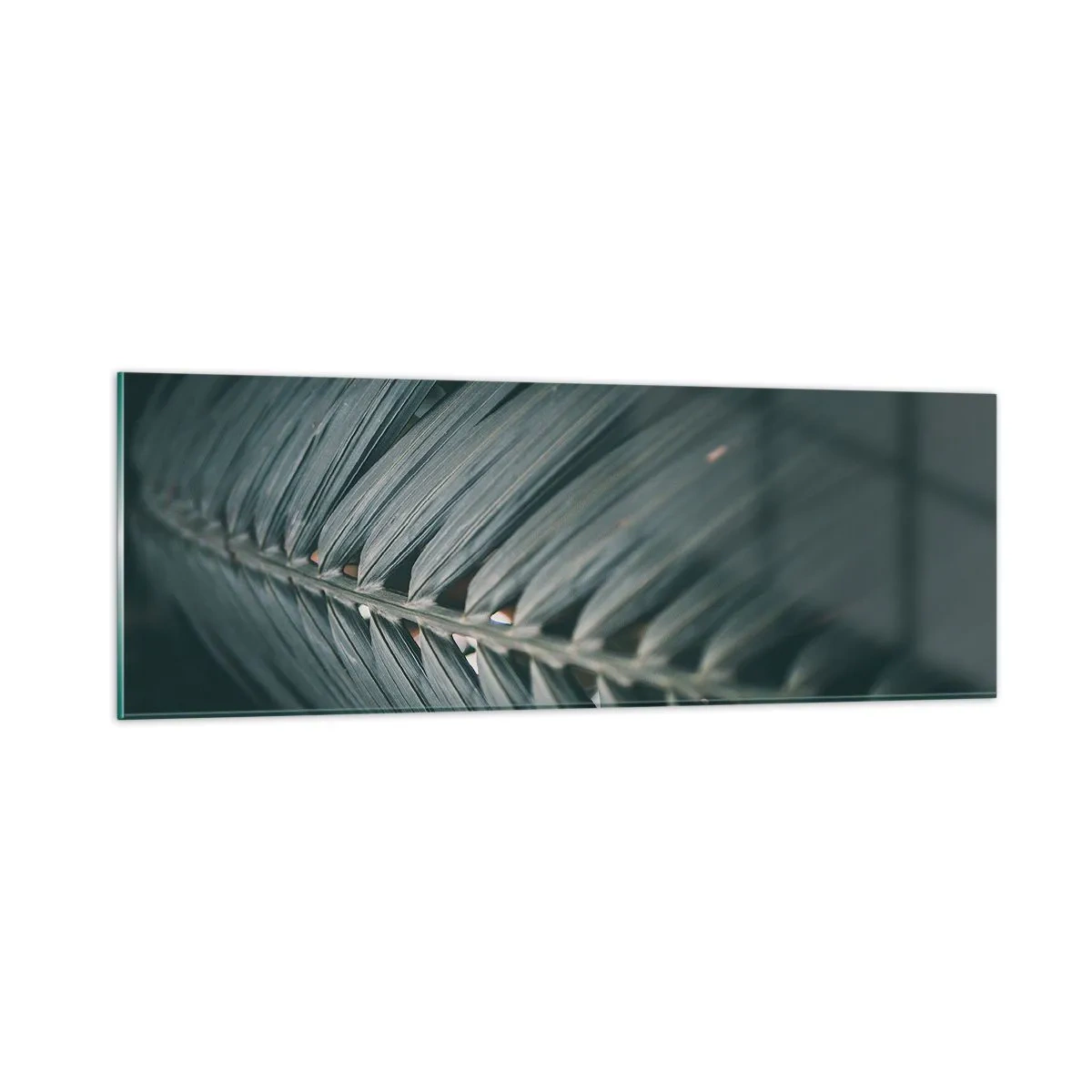 Schilderen op glas - De precisie van de natuur - 90x30 cm