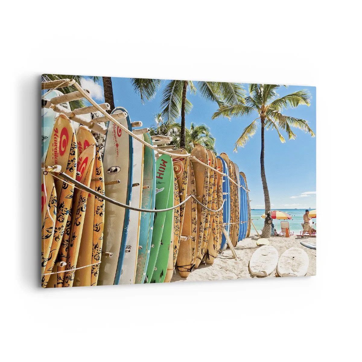 Schilderen op canvas - Zonnig plezier - 100x70 cm