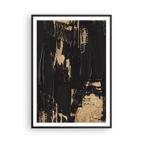 Poster in een zwarte lijst - Spoor van aanraking - 70x100 cm