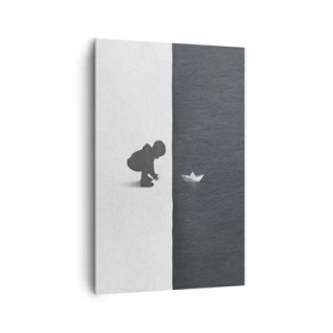 Schilderen op canvas - Geweldige expeditie - 80x120 cm