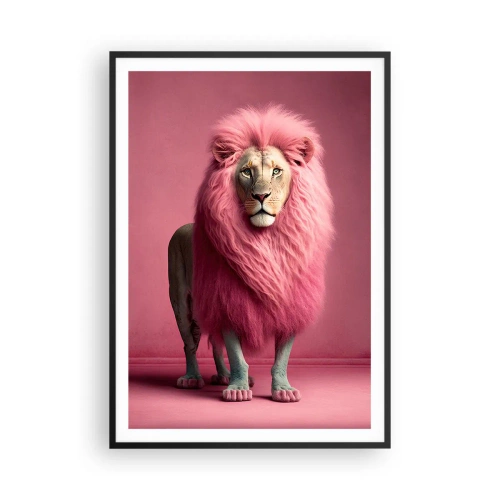 Poster in een zwarte lijst - En je bent niet meer bang - 70x100 cm