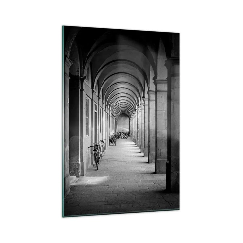 Schilderen op glas - Onder de arcades - 80x120 cm