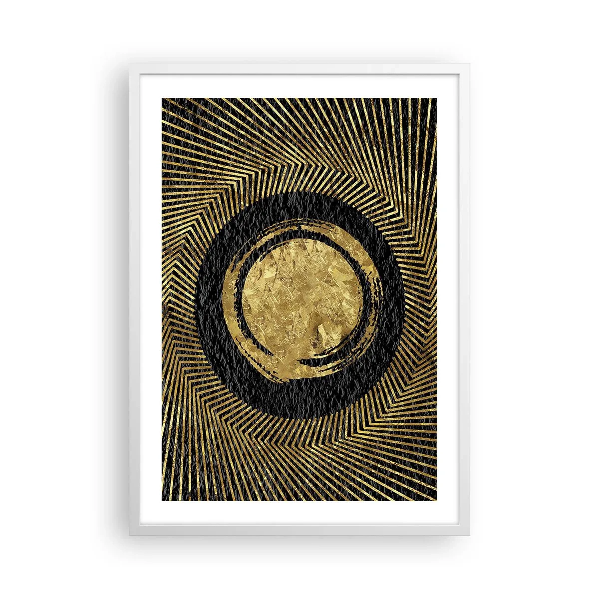 Poster in een witte lijst - Glamour-compositie - 50x70 cm