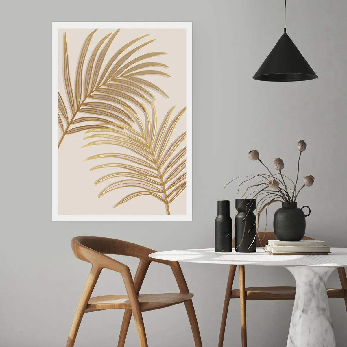 Poster - Gouden Palm! - 30x40 cm