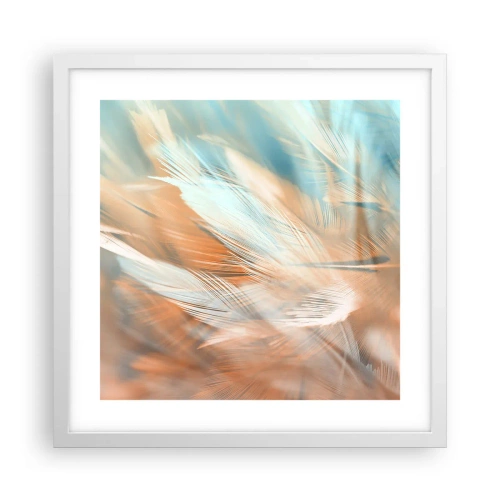 Poster in een witte lijst - In het land van zachtheid - 40x40 cm