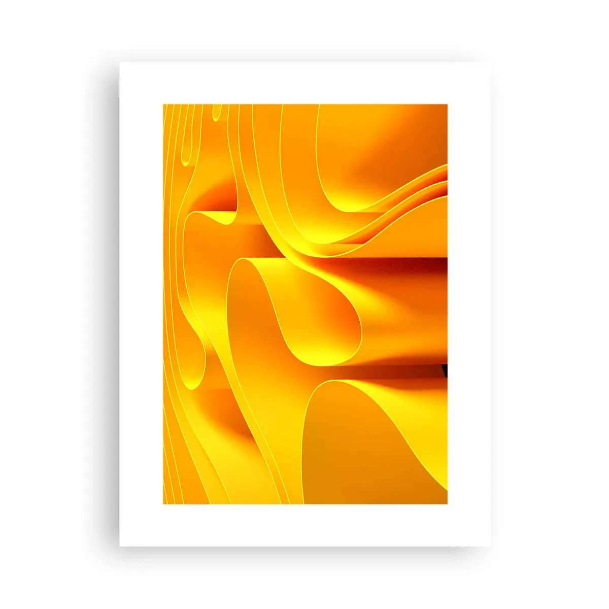 Poster - Als de golven van de zon - 30x40 cm