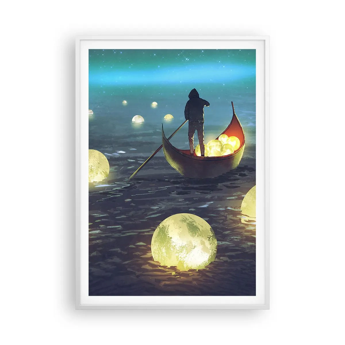 Poster in een witte lijst - Dingen waar filosofen nooit van hebben gedroomd - 70x100 cm