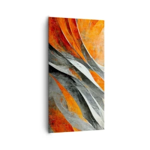 Schilderen op canvas - Hitte en koude - 65x120 cm