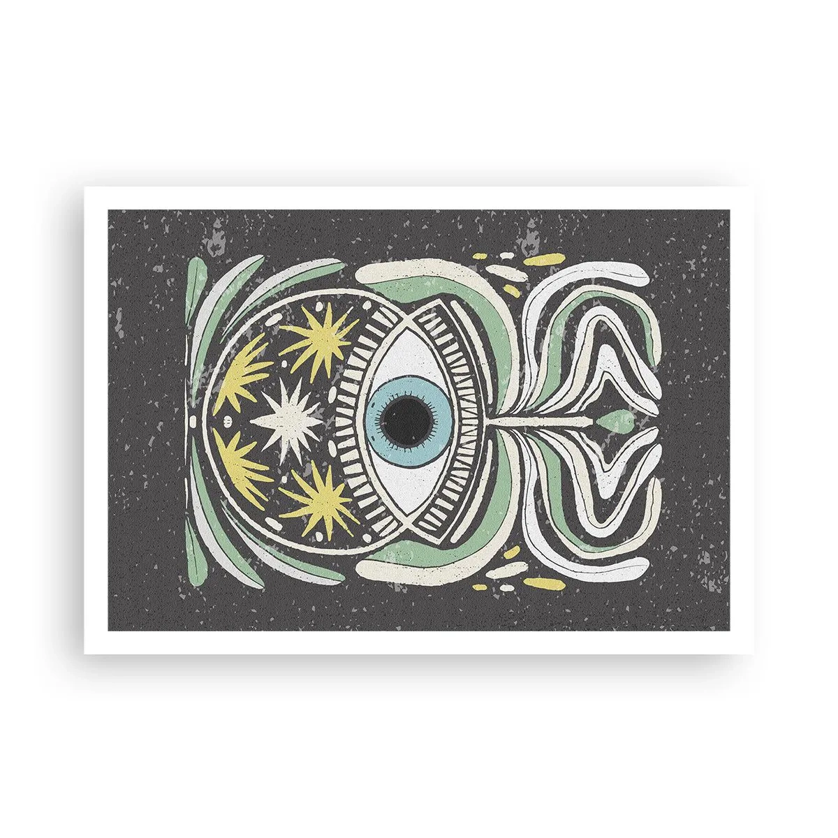 Poster - Tribale rituelen - 100x70 cm