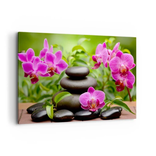 Schilderen op canvas - De piramide van vrede - 120x80 cm