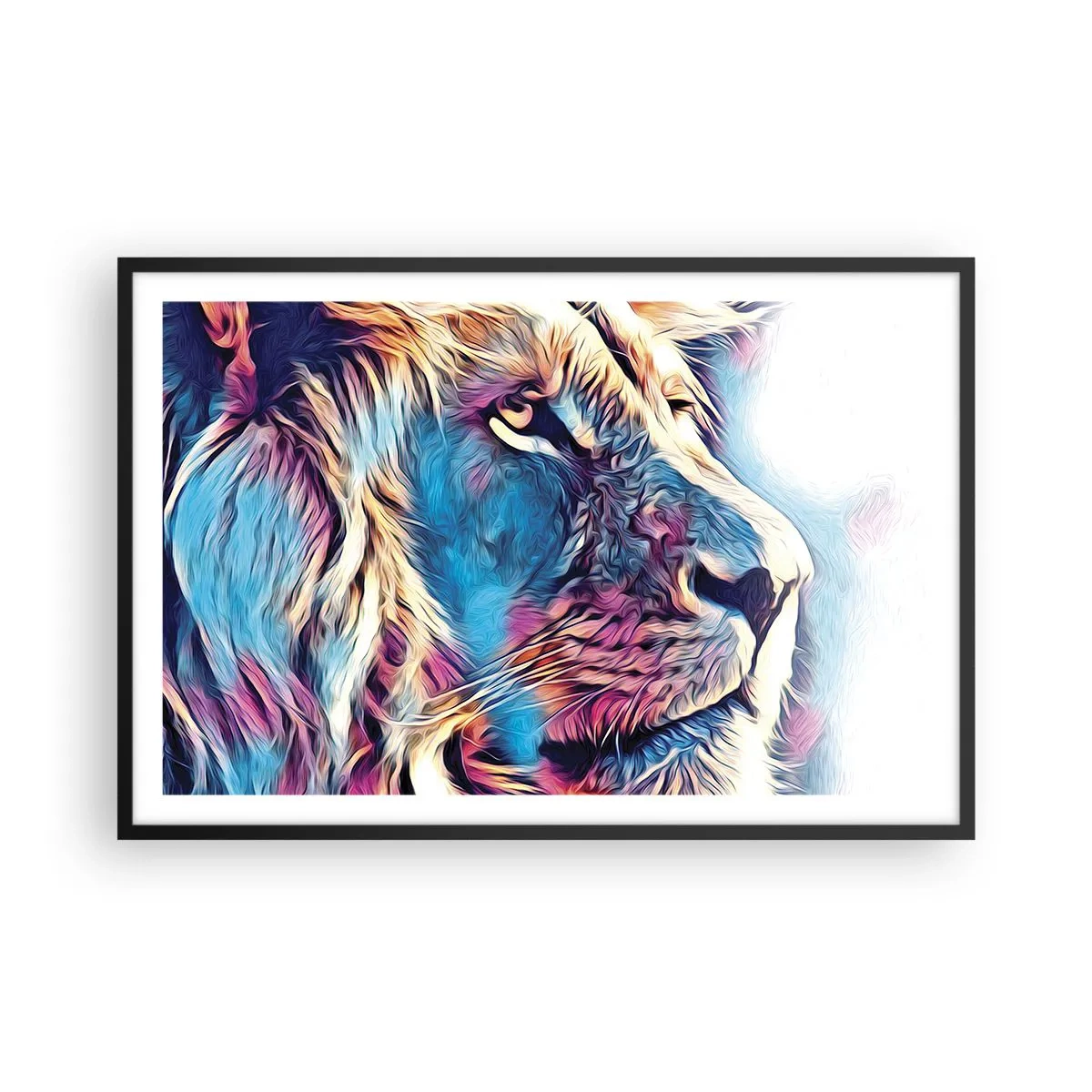 Poster in een zwarte lijst - De wijsheid van de natuur - 91x61 cm