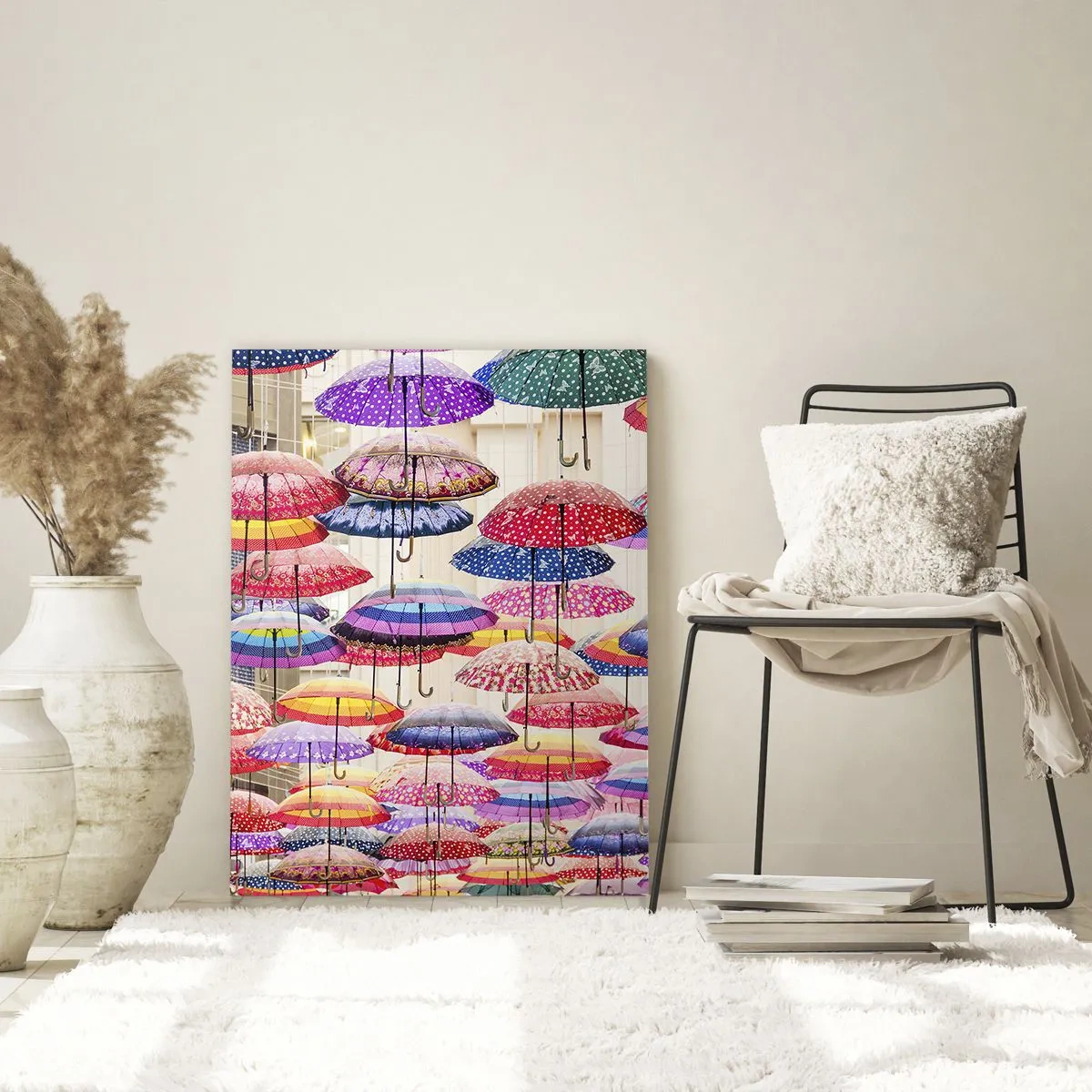 Schilderen op glas - Stadsweide - 80x120 cm