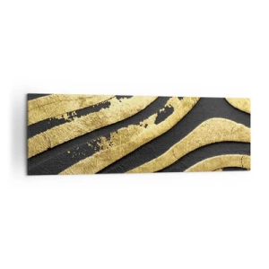 Schilderen op canvas - Alles vloeit - 160x50 cm