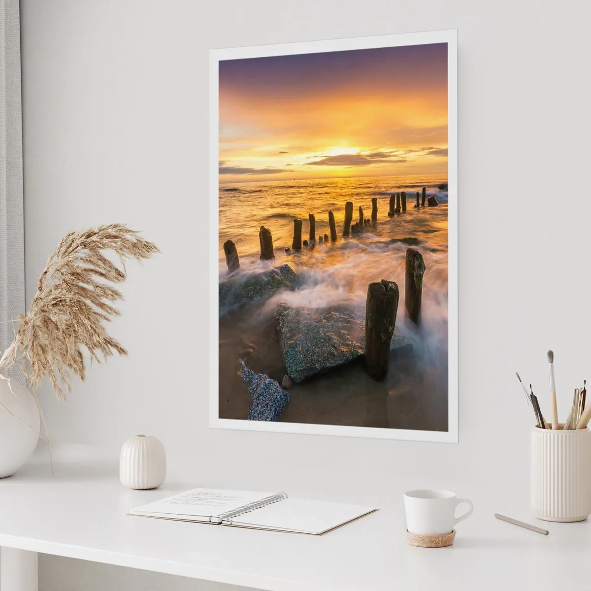 Poster - De rauwe schoonheid van de Oostzee - 30x40 cm