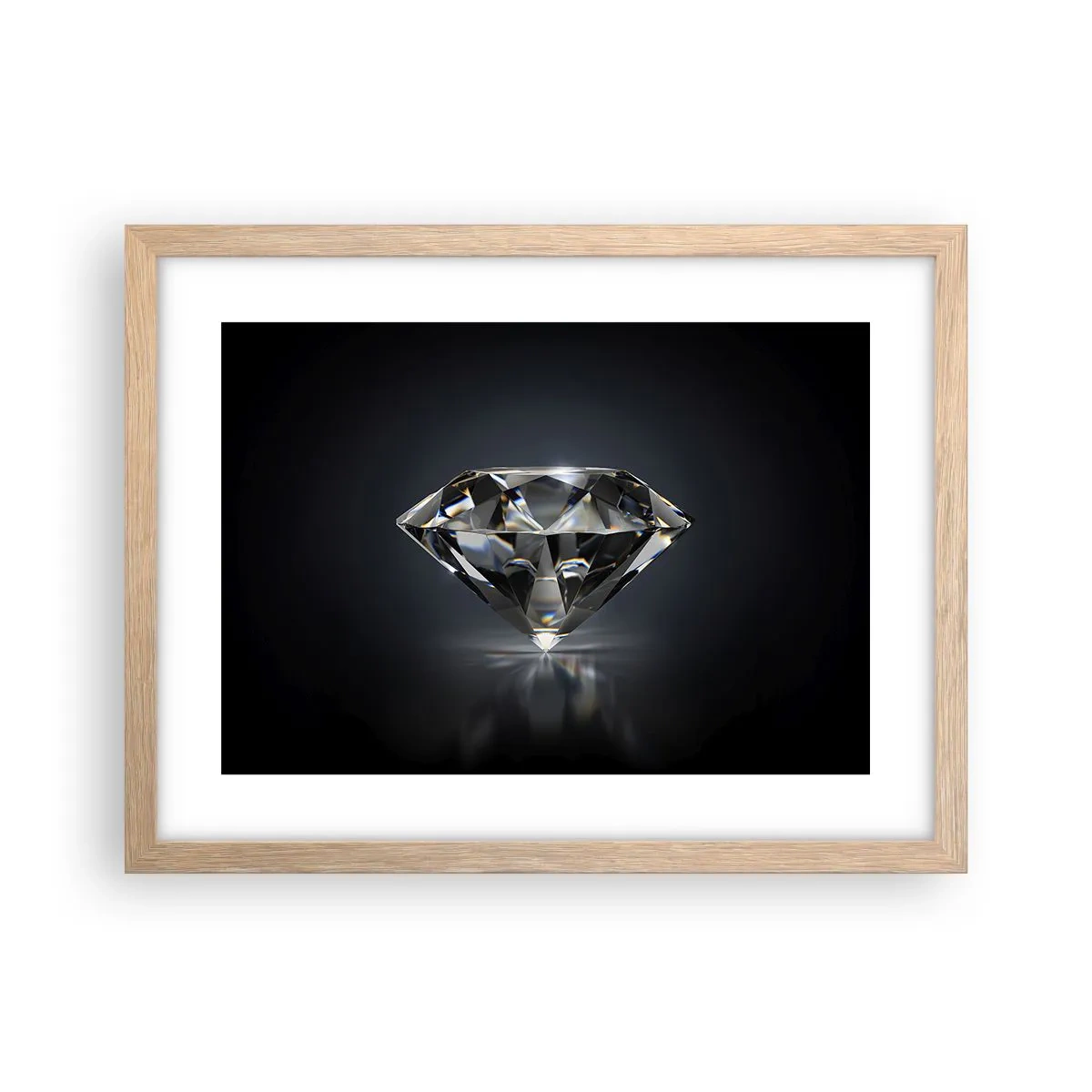 Een poster in een licht eiken lijst - Beste vriendinnen - 40x30 cm