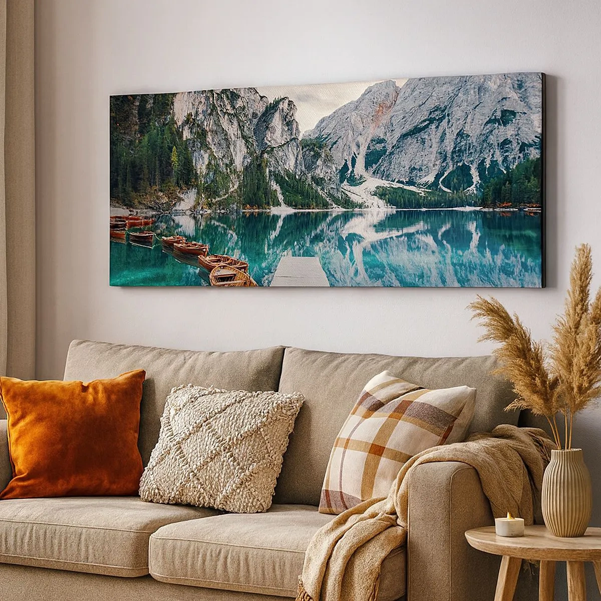 Schilderen op canvas - We zullen je schoonheid laten zien - 100x40 cm