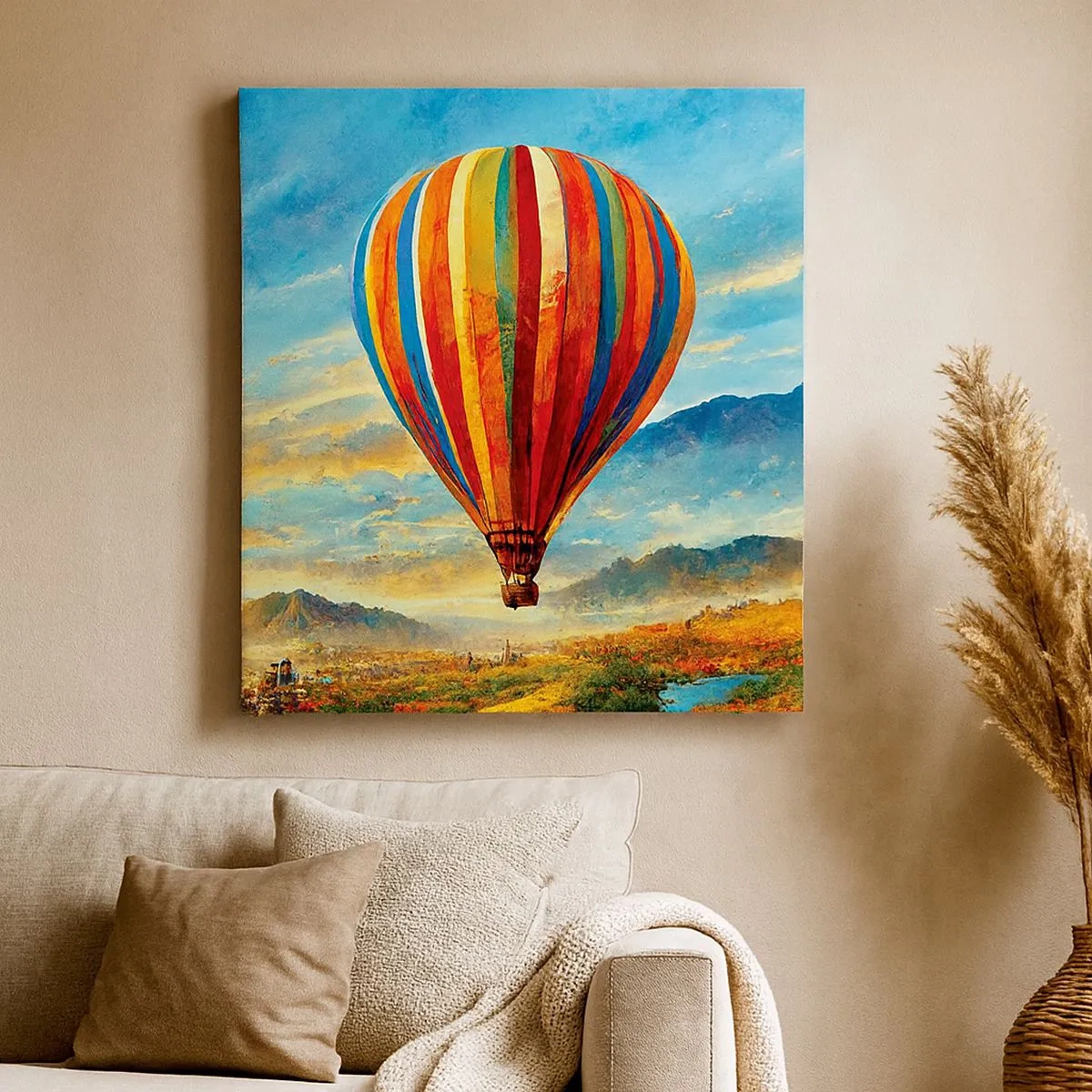 Schilderen op canvas - In stilte zie je meer - 30x30 cm