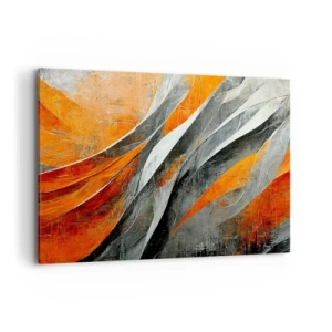 Schilderen op canvas - Hitte en koude - 120x80 cm