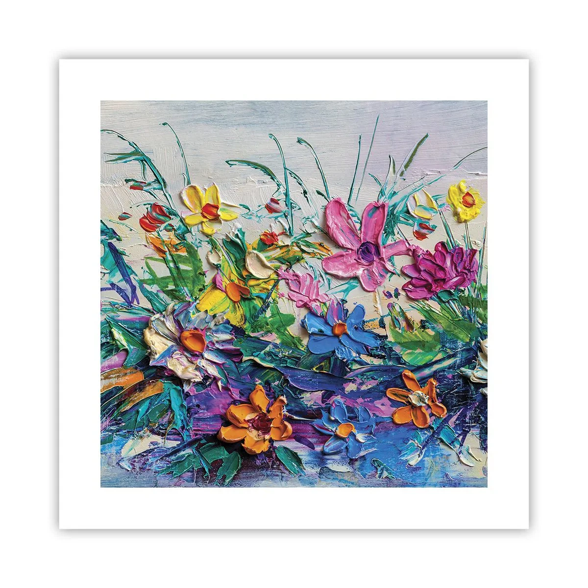 Poster - Helemaal geen stilleven - 40x40 cm