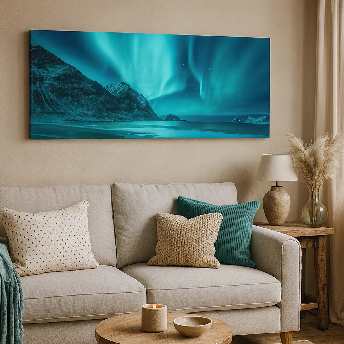 Schilderen op canvas - Wonderen van het Noorden - 30x30 cm