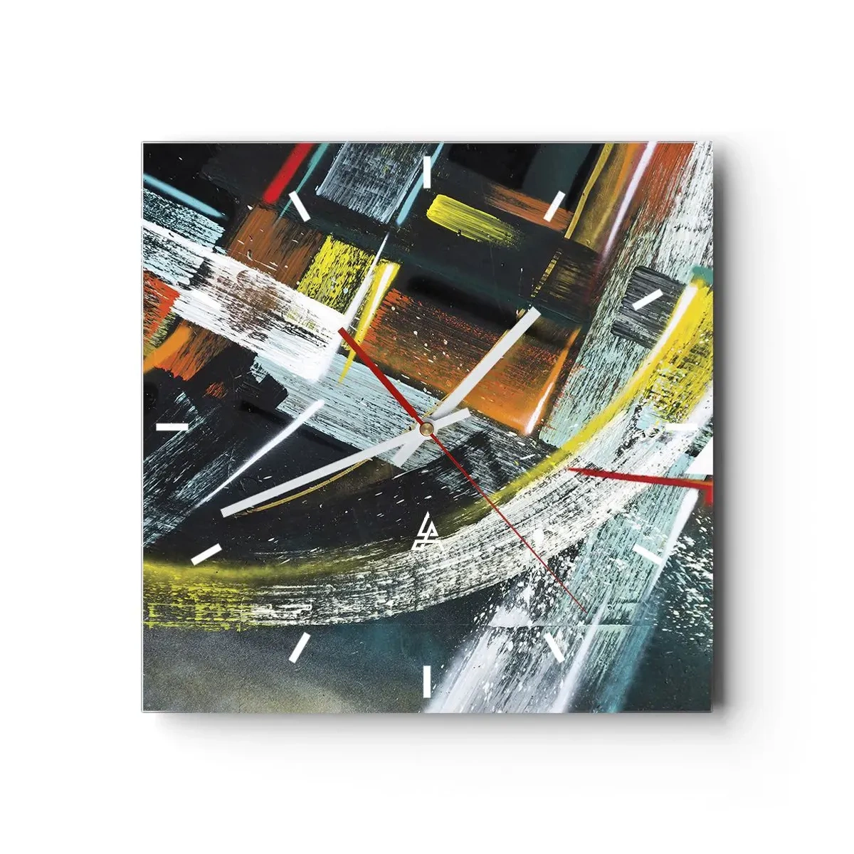 Wandklok - Klok - De energie van beweging - 40x40 cm