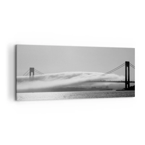 Schilderen op canvas - Vaar door de Golden Gates - 100x40 cm