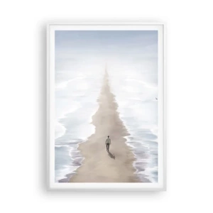 Poster in een witte lijst - Een gouden toekomst - 70x100 cm