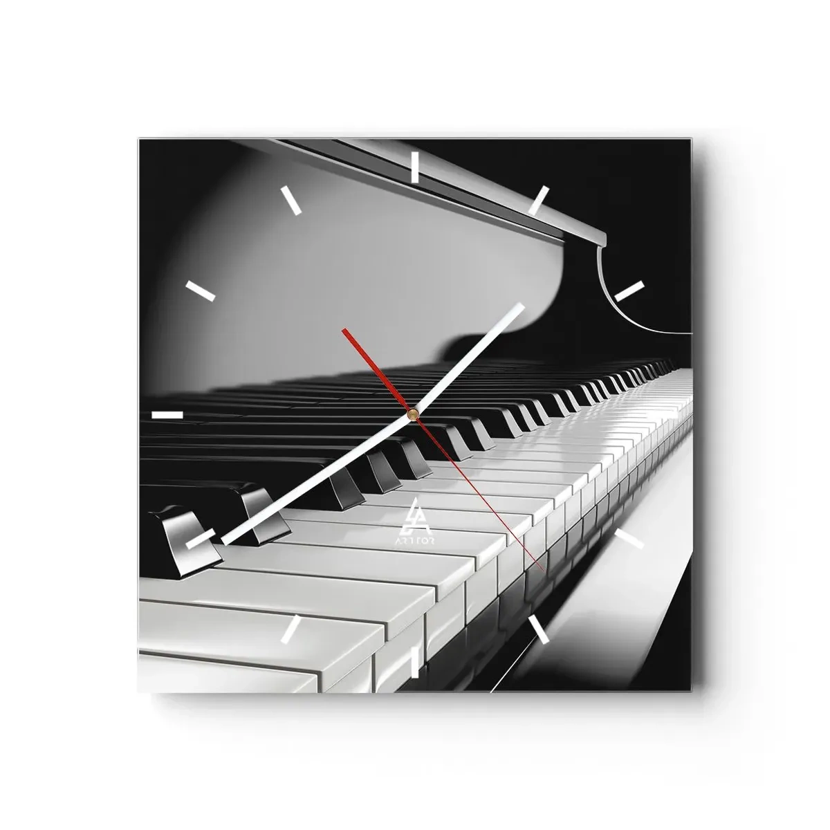 Wandklok - Klok - Harmonie van vormen en kleuren - 30x30 cm