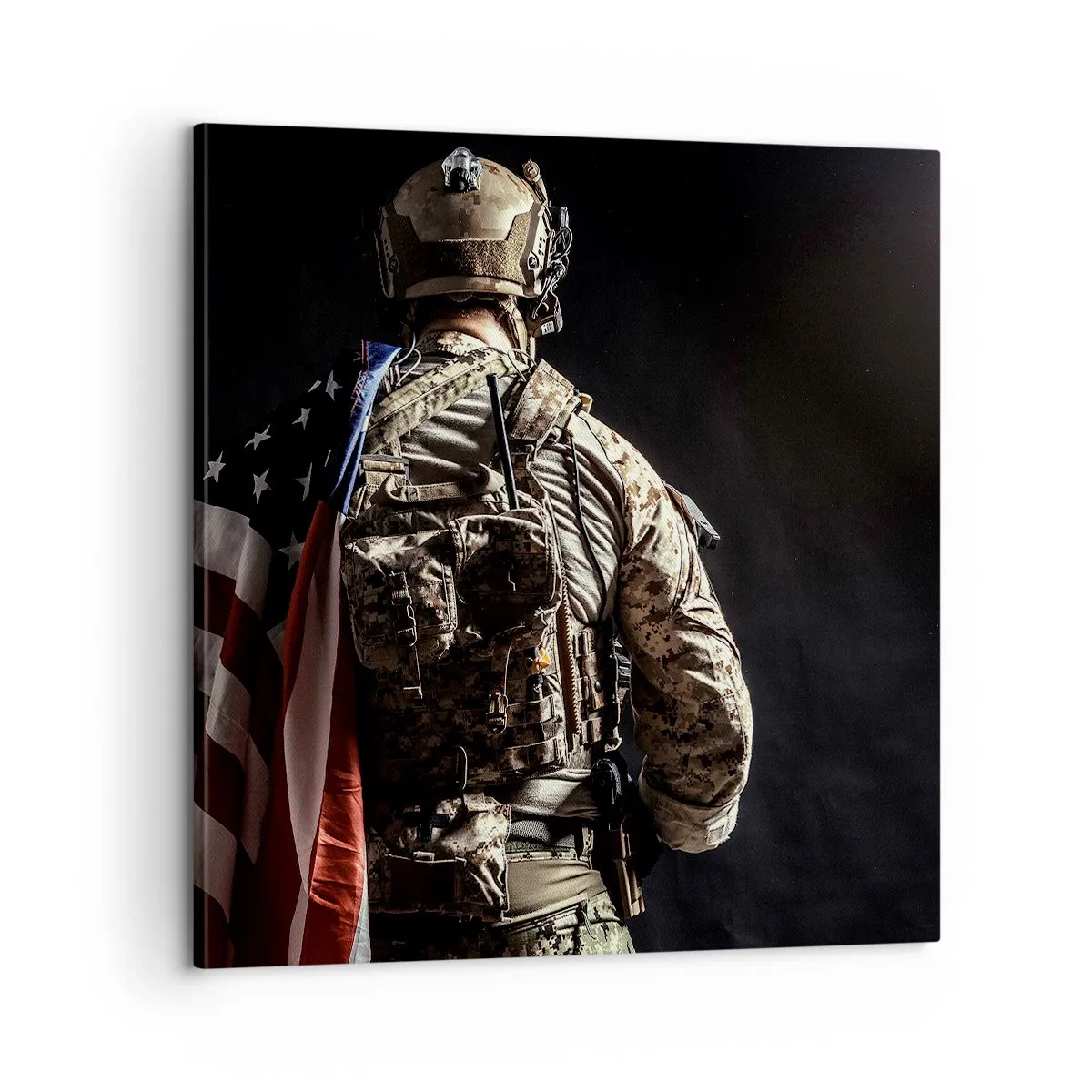 Schilderen op canvas - Dat is waarom - 60x60 cm