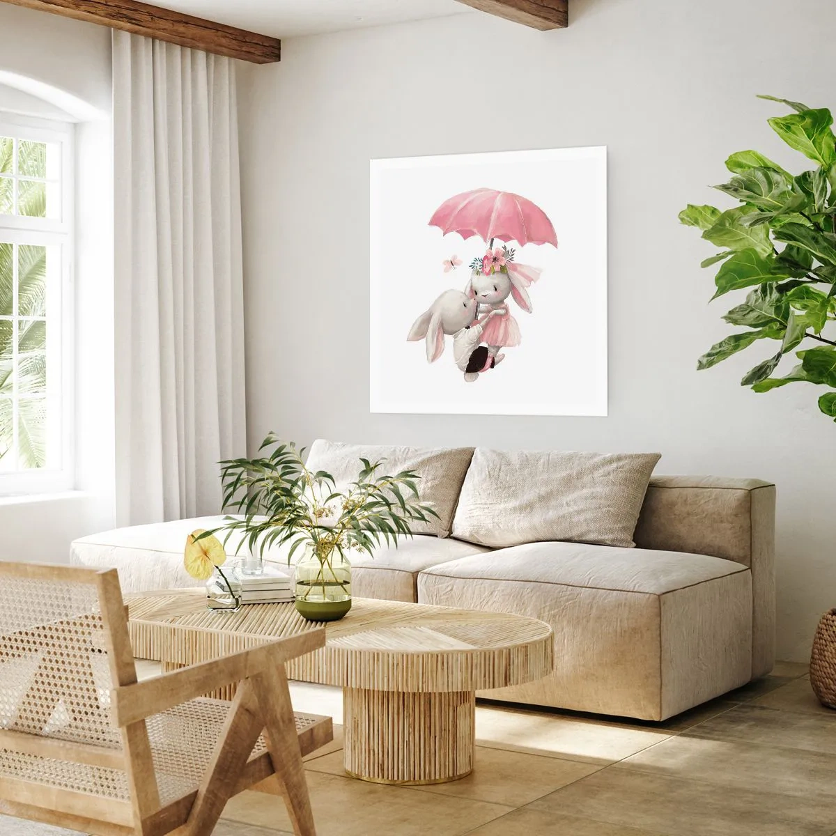 Poster - Dit is liefde - 40x40 cm