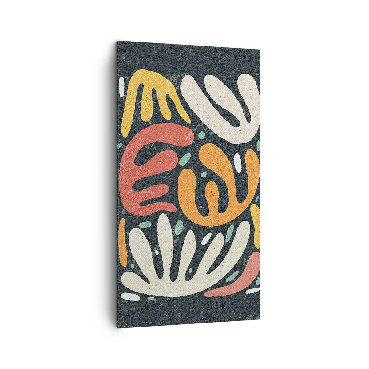 Schilderen op canvas - Compositie – ik sta op het punt je te pakken te krijgen - 45x80 cm