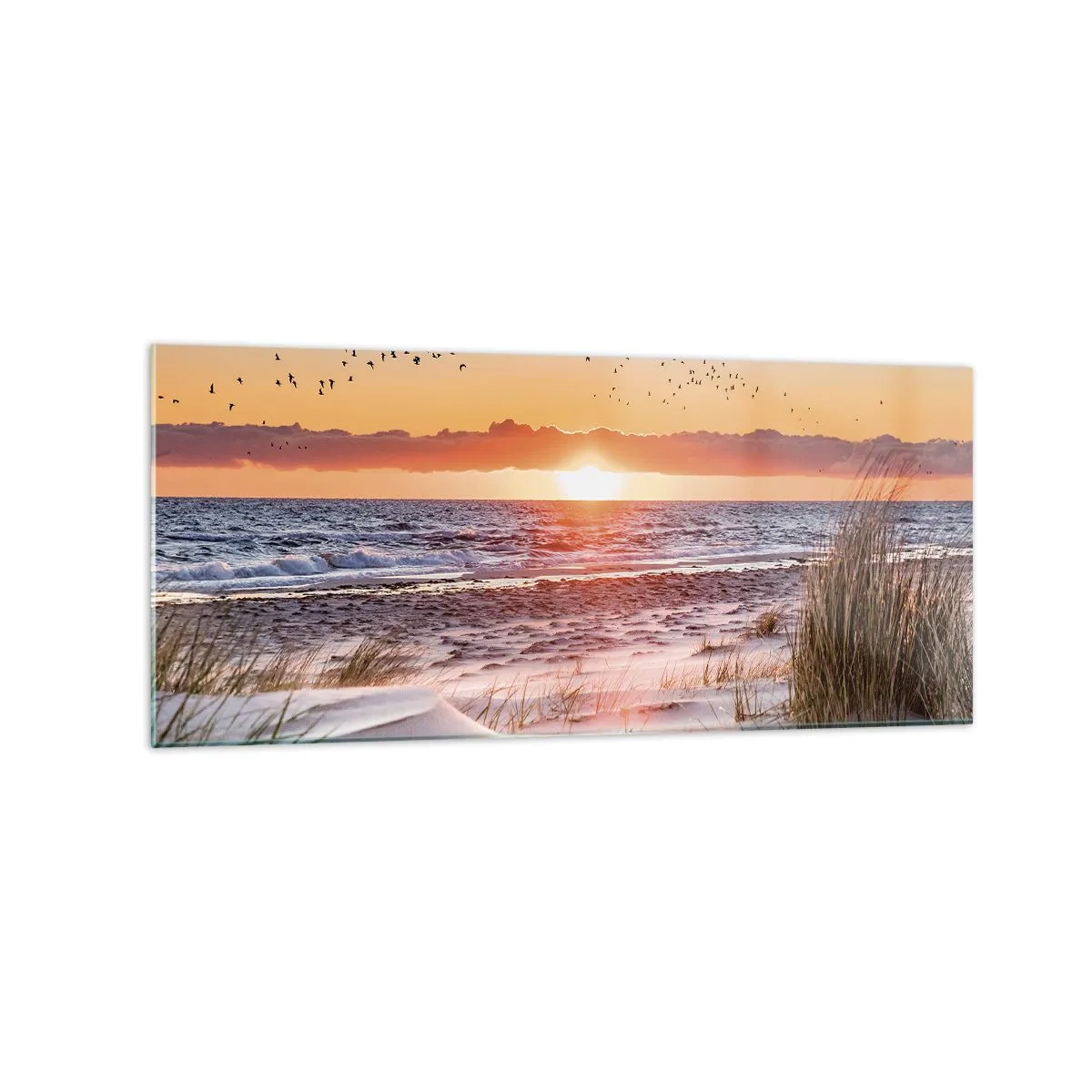 Schilderen op glas - Horizontaal landschap - 120x50 cm